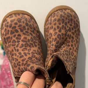 Tucker & Tate Leopard Print Baby Booties
